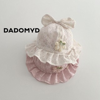 DADOMYD Chống Nắng Mũ Người Cá, Nơ Ren Ngoài Trời Mũ Xô Cho Bé, Chống Nắng Bé Gái Dễ Thương Bonnet