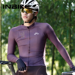 Inbike áo đi xe đạp nam tay dài xe đạp đường bộ quần áo xe đạp độ đàn hồi cao nhanh khô áo sơ mi có túi thiết bị đi xe đạp