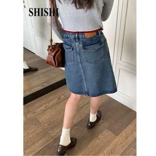 SHISHI váy Chân váy thời trang váy nữ phổ biến Phong cách Korean Popular WSQ2430MW0 12Z240322