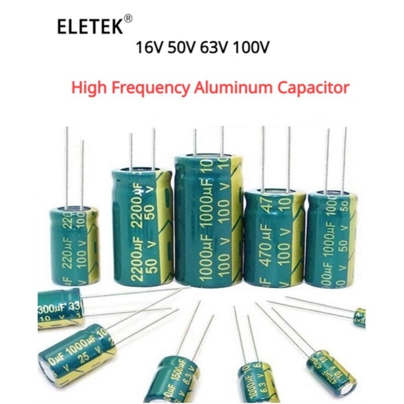 Tụ Điện Nhôm Tần Số Cao 16V 50V 63V 100V 47UF 100UF 200UF 220UF 330UF