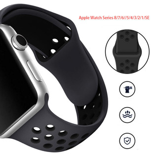 Dây đeo silicon thay thế cho Apple Watch 8 7 6 SE,for smart watch 49mm 41mm 45mm 44mm 40mm 54321 38mm 42mm