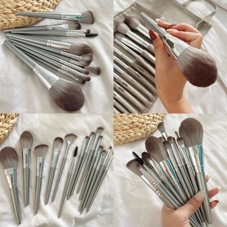 Bộ cọ trang điểm 14 cây cọ trang điểm cá nhân chuyên nghiệp đầu lông mềm mại kèm cốc, dễ sử dụng