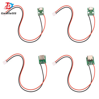 Type-c PCB với cabel Bộ chuyển đổi Micro USB sang DIP đầu nối nữ Đột phá Ban sạc cáp hàn Ổ cắm
