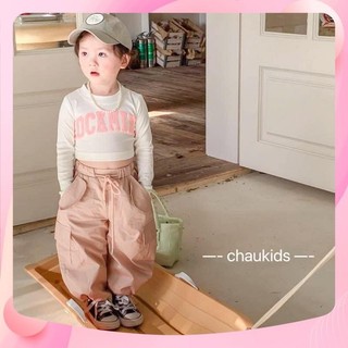 Xả Set áo mini quần jogger cho bé gái