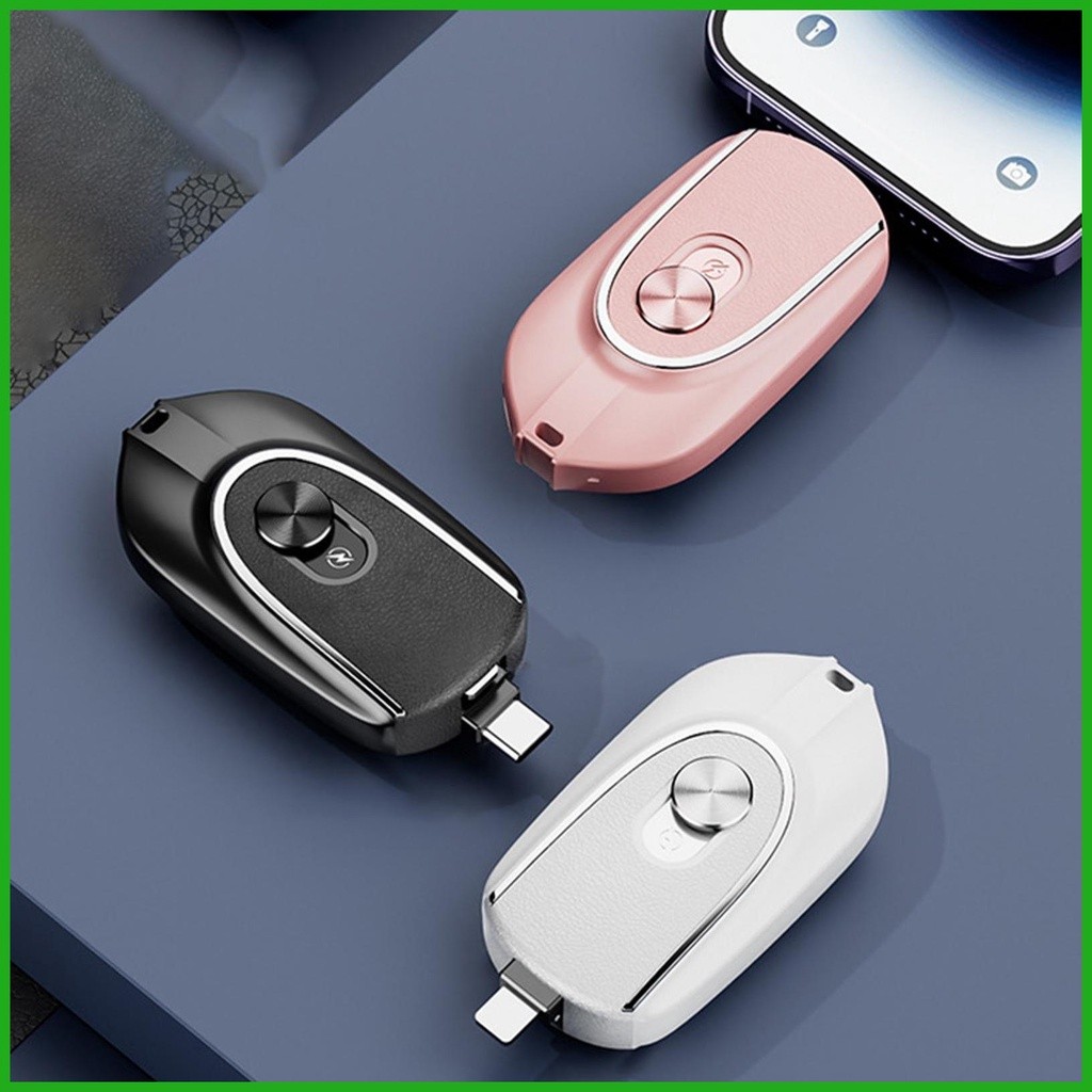 Cục Sạc Dự Phòng 1500mAh mini Cho Điện Thoại iPhone Loại C / iPhone Javn hợp Thời Trang TẶNG KHĂN TĂ