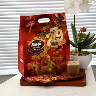 Cà phê muối 279, cà phê hòa tan uống liền bịch 720gr, 45 gói 16gr (Date:1/2027)