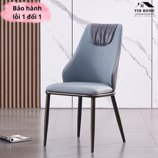 Ghế Ăn, Ghế Văn Phòng Thiết Kế Kiểu Dáng Bắc Âu, Ghế Ăn Tựa Lựng Bọc Da Cao Cấp Hàng Nhập Khẩu -  nội thất miền bắc
