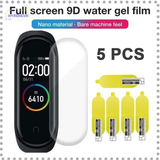 Set 5 miếng film dán mặt đồng hồ thông minh chống trầy xước cho Xiaomi Mi Band 4