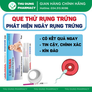 Que thử rụng trứng lh tana - phát hiện ngày rụng trứng, que thử nhanh, chính xác, hộp 1 que