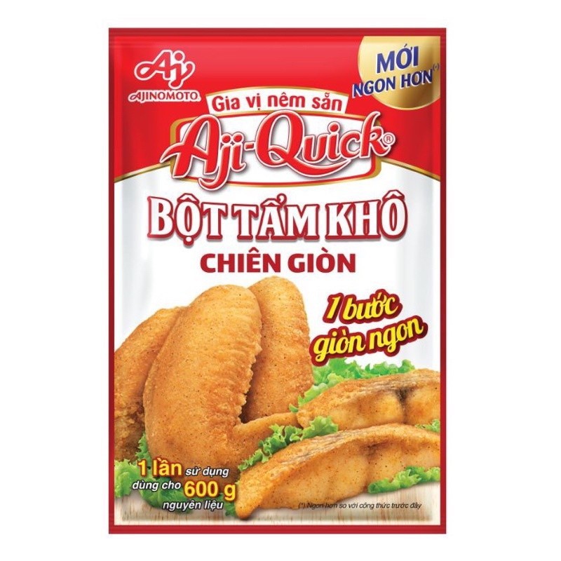 NEW2023 Bột Tẩm Khô Chiên Giòn Aji Quick 42g (Hàng chính hãng)