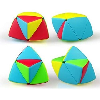 Qiyi Pyramorphix Stickerless Magic Cube Mastermorphix 2x2 Stickerless Speed Cube Puzzle