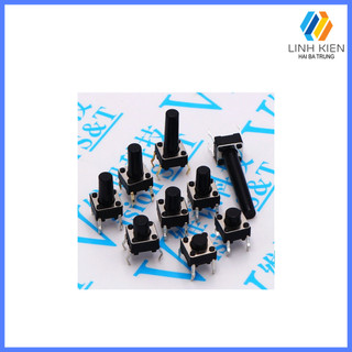 Nút nhấn 4 chân 6x6 chân dán smd