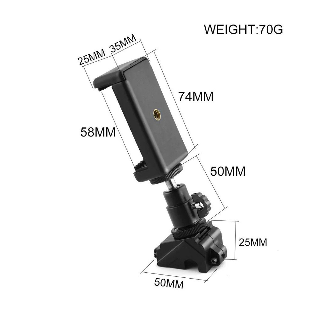 Giá Đỡ Điện Thoại Kẹp Giá Đỡ Gắn Hỗ Trợ Cho Flysky FS-NB4 Bộ Điều Khiển Từ Xa 1 / 8 1 / 10 RC Xe Thu