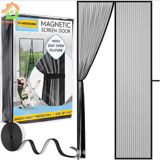 Beiduoyang Rèm cửa chống muỗi bán buôn rèm cửa Velcro sọc im lặng mã hóa chống muỗi từ tính cửa màn hình mềm