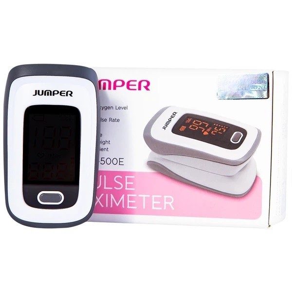 (Nội địa Đức) Máy đo nồng độ oxy trong máu SPO2 Jumper Pulse Oximeter JPD-500E