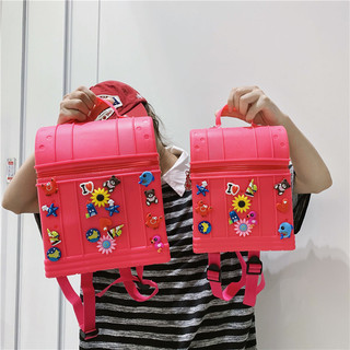 In stock and fast delivery#Children's Backpack Silicone Gel Bag Cute Cartoon Backpack Primary School Student Schoolbag Pinduoduo Supply