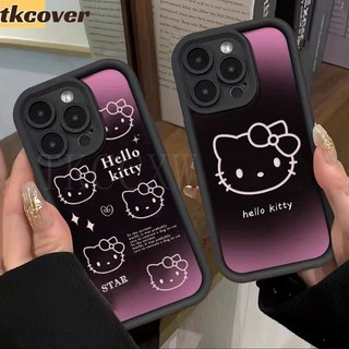 Dành Cho OPPO Reno 11 10 8 Pro 4 4F A93 4G A98 5G Phim Hoạt Hình Dễ Thương Chuyển Màu Ngôi Sao Hello Kitty Đôi Mắt Thiên Thần Mềm