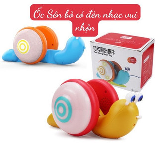 Đồ chơi ốc sên có dây kéo có nhạc và có đèn cho bé yêu