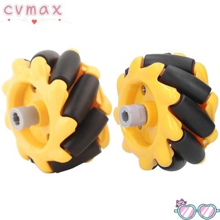 Cymx 1 Bánh Xe Mecanum, Bánh Xe Đa Hướng 48 Mm Màu Vàng Nhựa, Phụ Kiện Robot Thông Minh Phụ Kiện Xe Hơi Cho TT Motor Arduino DIY Robot Xe