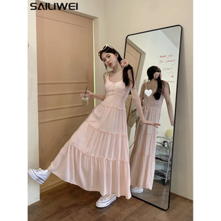 SAILIWEI váy Đầm váy nữ body đầm phổ biến Dễ thương Cute Korean WLQ2430KWK 12Z240321