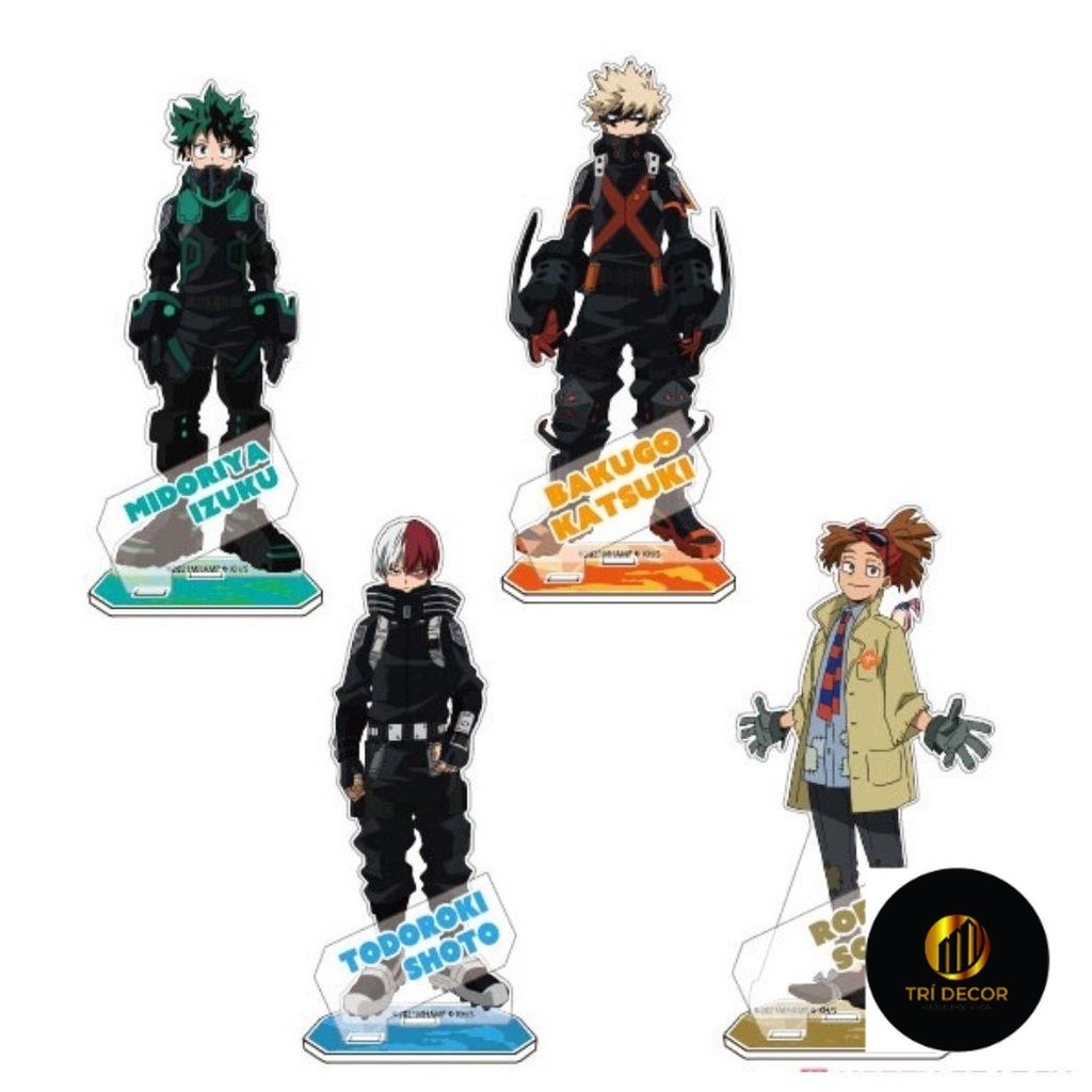 Đứng (4 loại) My Hero Academia Midoriya Izuku All Might Bakugou Katsuki Tokoyami Fumikage peripheral