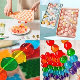 Khuôn làm đá viên lưới tròn DIY Dụng cụ làm đá viên Công cụ làm đá viên