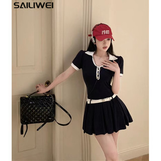 SAILIWEI váy Đầm váy nữ body đầm Phong cách INS Popular thời trang WLQ2430OPC 13Z240325