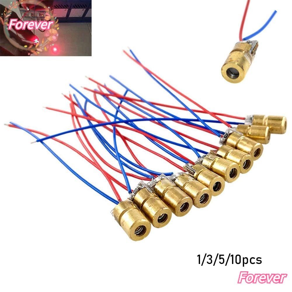 Forever 1 / 3 / 5 / 10 chiếc Điốt Laser Mini 5 triệu watt Red Sight Dot Diode Module
