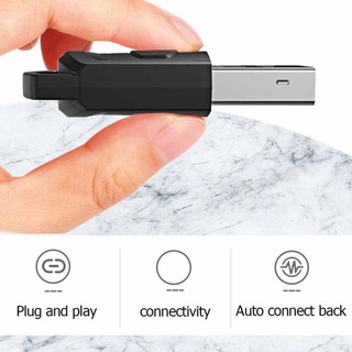 Wireless Game Audio Headphone Adapter Receiver for PS5 for PS4 Game Console PC Headset Bluetooth-compatible Audio Transmitter
