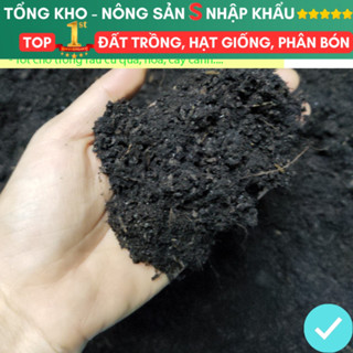  5KG Đất Sạch Vi Sinh Siêu Dinh Dưỡng Chuyên Dùng Trồng Rau Cây Cảnh Trồng Hoa Và Rau Củ 