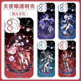 Honkai Star Rail The Fable Of The Stars Case cho Sparkle Black Swan Jingliu Kafka iPhone 15 14 13 12 11 pro