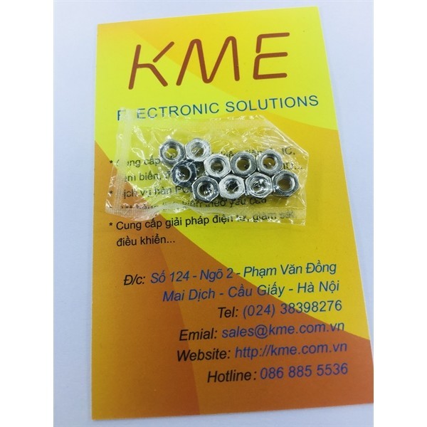 Ốc kim loại M3 (gói 10c)  