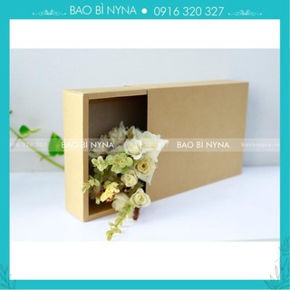 Combo 10 hộp kéo giấy kraft 05 – 22x16x5cm