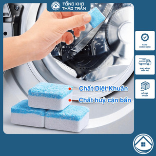 Viên tẩy lồng giặt, viên vệ sinh lồng máy giặt giúp diệt khuẩn và tẩy chất cặn hiệu quả