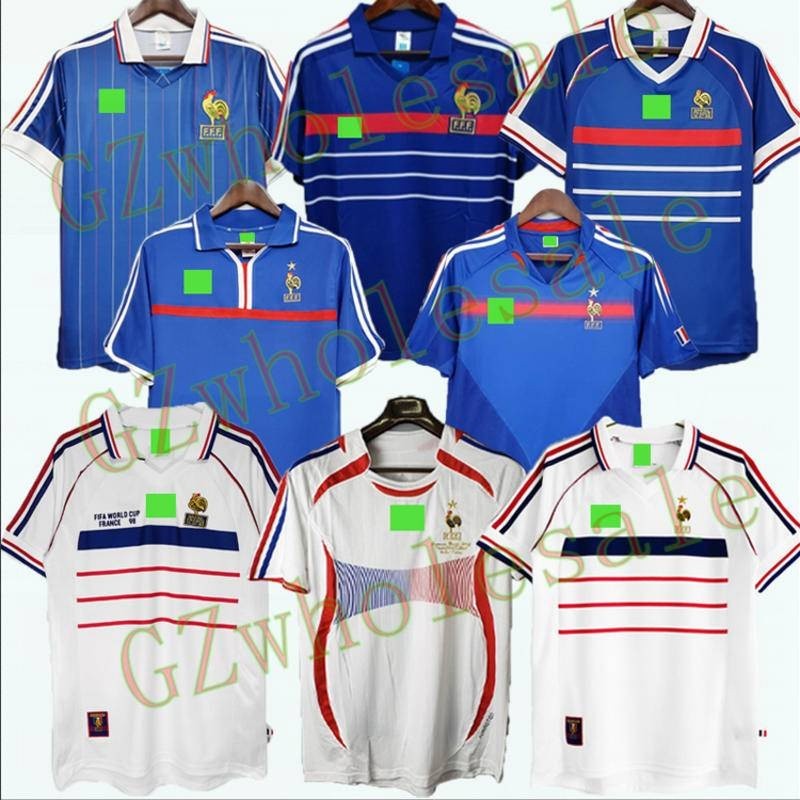 Áo bóng đá cổ điển Pháp 1998 1982 1984-1986 2000 2004 2006 Áo bóng đá Pháp