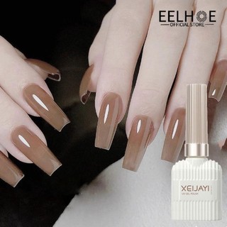 EELHOE  XEIJAYI Gel Sơn Móng Tay Mùa Hè Siêu Dày Màu Nâu Thạch Đồng Màu Làm Trắng Trị Liệu Bằng Ánh Sáng Keo Tự Làm Dụng Cụ Làm Móng Tay Cho tiệm Nail RC059 15Ml