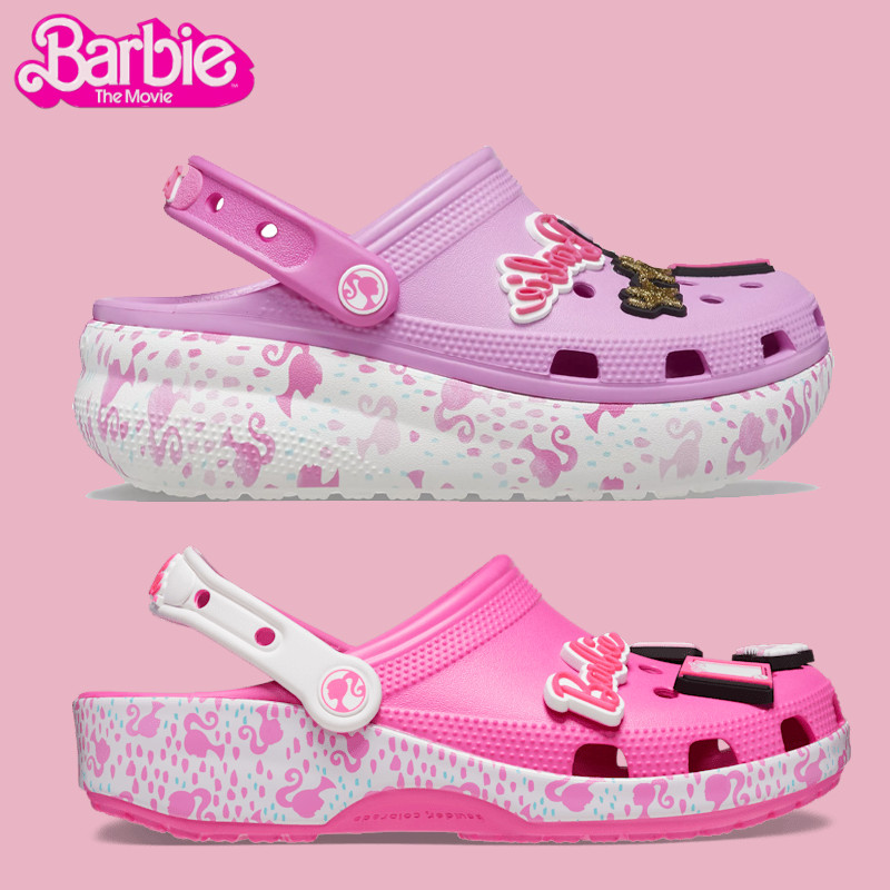 Crocs barbie crush clog  xăng đan đế xuồng  sandal đi biển giày chống trượt #208817