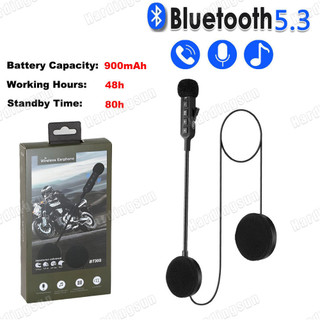 Bt30s xe máy mũ bảo hiểm tai nghe bluetooth 5.3 tai nghe không dây gọi bộ âm thanh nổi cho rider mp3 máy nghe nhạc
