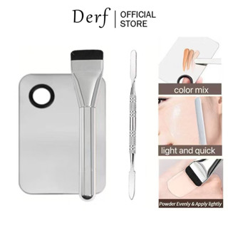 Dụng cụ đắp mặt nạ trang điểm Derf đầu phẳng che khuyết điểm chuyên nghiệp