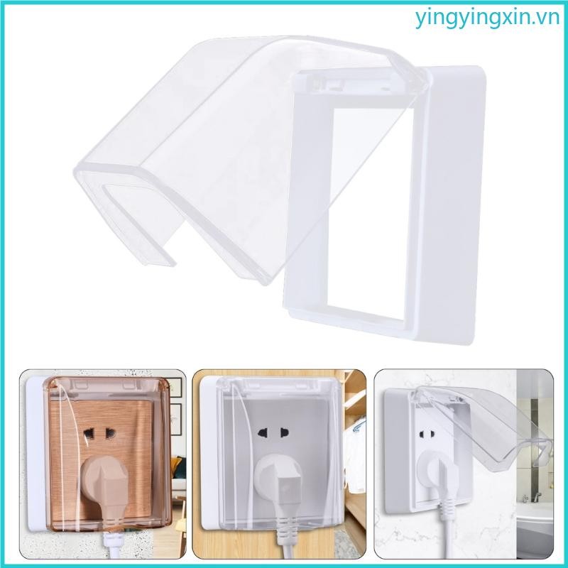 86 Type Dustproof Box Socket Waterproof Box Plastic Electrical Outlet Cover