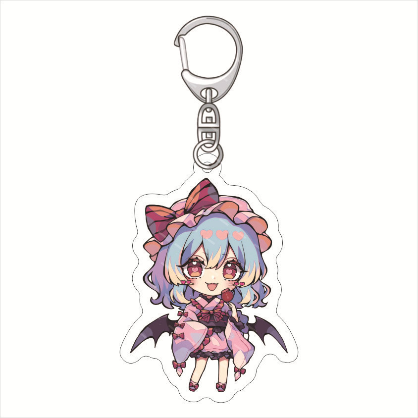 Phương Đông Project Touhou Project Anime Acrylic móc khóa Boli Lingmeng Sonny Mirk Mặt dây chuyền Ac