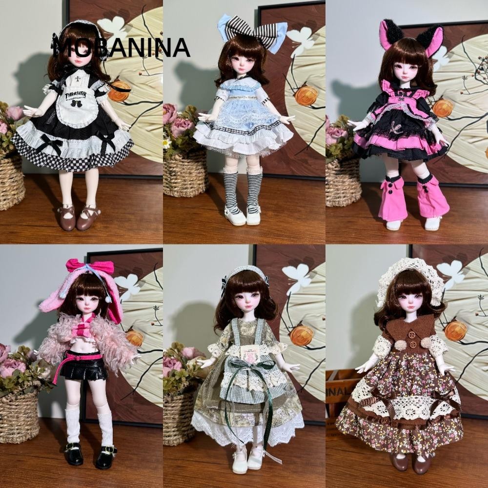 Mobanina 30cm Quần Áo Búp Bê, Thay Thế 1 / 6 30cm Búp Bê 1 / 6 Váy BJD, Thời Trang DIY Handmade Trẻ 