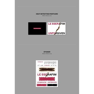 (Standard Ver.) LE SSERAFIM - 1st Studio Album UNFORGIVEN(+POB)