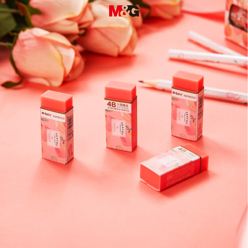 M&G  Gôm Tẩy   Tẩy Màu Đào 1 Cái