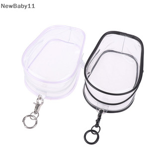 NewBaby Transparent Storage Box Pouch Mystery Box Keychain Toy Display Storage Case Thicken Wallet Cute Doll Bag Organization VN