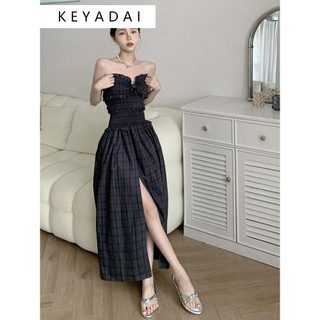 KEYADAI Chic váy nữ Đầm Body Cho thời váy Thời trang hàn quốc Xu hướng Trendy A22M1TA 4Z240124