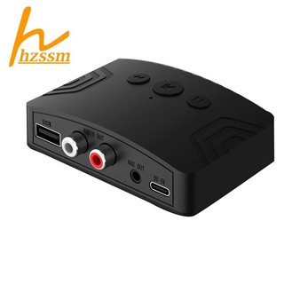 Bộ thu âm thanh bluetooth 5.3 bộ phát 3,5 mm aux rca usb âm nhạc nổi bộ chuyển đổi âm thanh không dây cho pc loa ô tô bền dễ sử dụng
