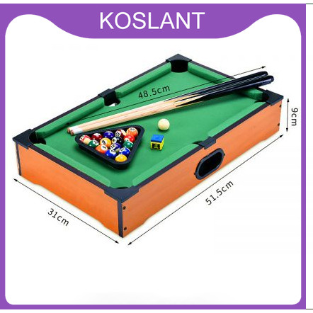 Bàn Bi a Mini Cỡ Lớn, Bàn Bi Da 6 lỗ Người Lớn, Bàn Bi Da Cho Bé, - KOSLANT