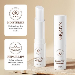 Son dưỡng môi dừa dưỡng ẩm chống khô Chăm sóc môi 2.7g H2S9