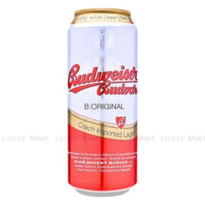 Bia Budweiser Budvar 5% Vol Lon 500ml MOONSHINE-FOODS